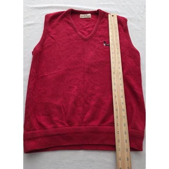 Vtg Winona Knits Wool Pullover Cozy Sweater Vest Size Large Loon Duck USA - Picture 5 of 12